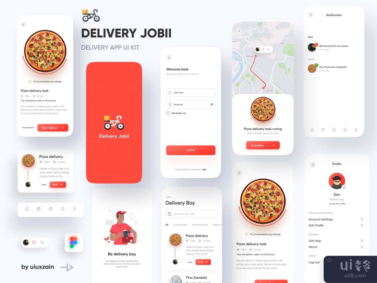 Food Delivery app UI