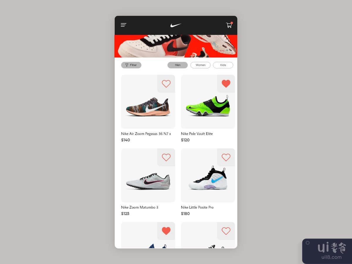 耐克应用概念(Nike App Concept)插图1