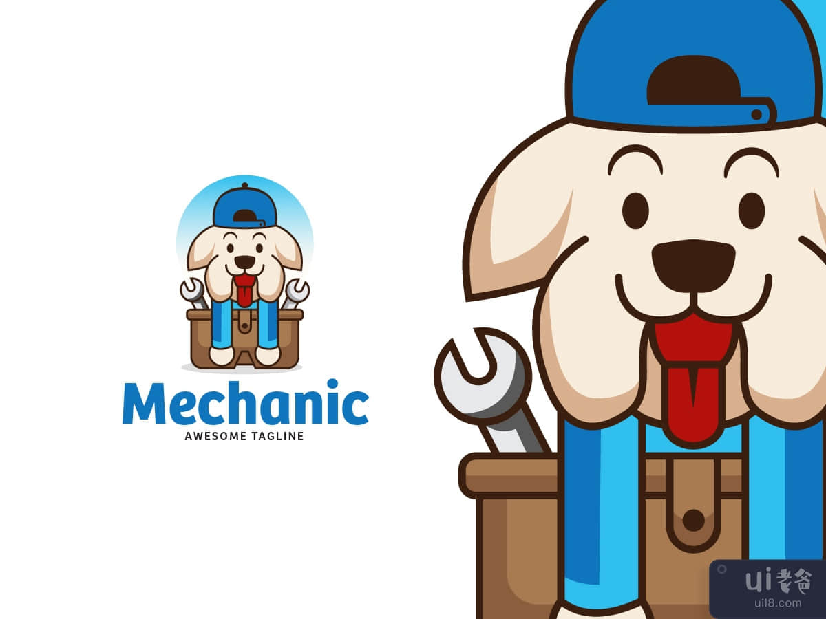 Dog Mechanic Logo