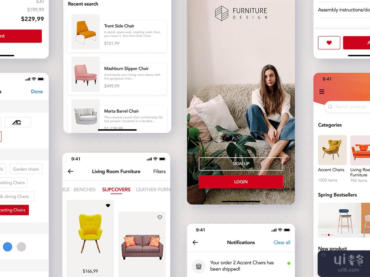 Furniture Store App Template