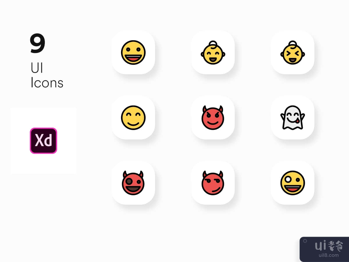 Icons UI KIT for Adobe xd