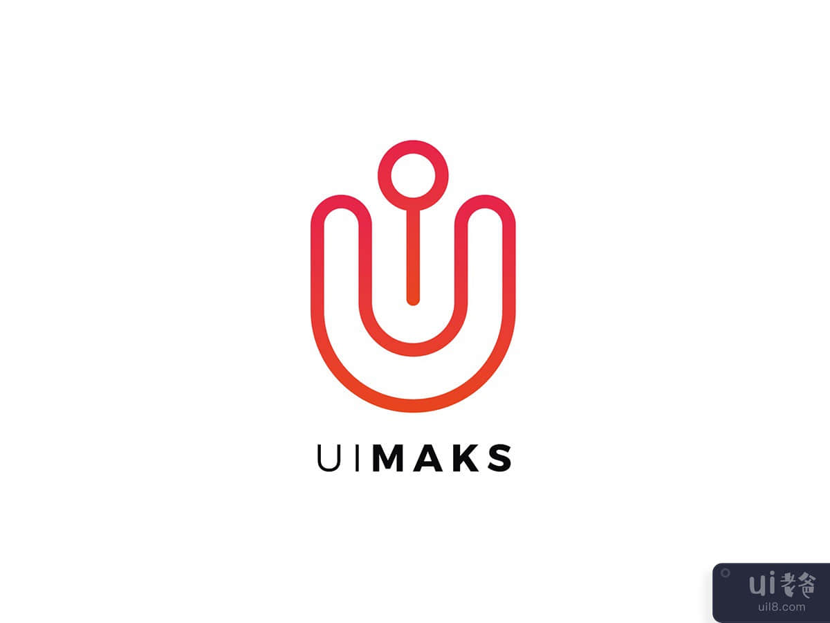 UI Marks U Letter Logo Design