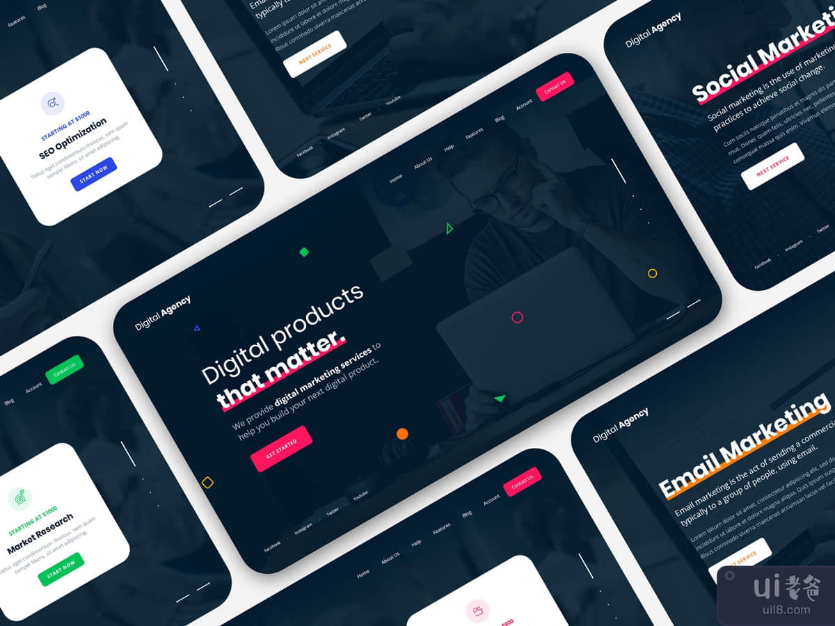 Creative Landing Page Hero Sections