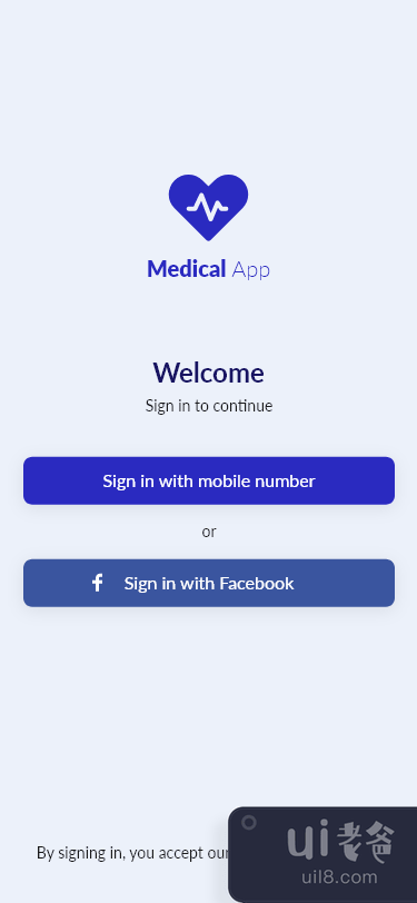 医疗应用程序界面(Medica App UI)插图