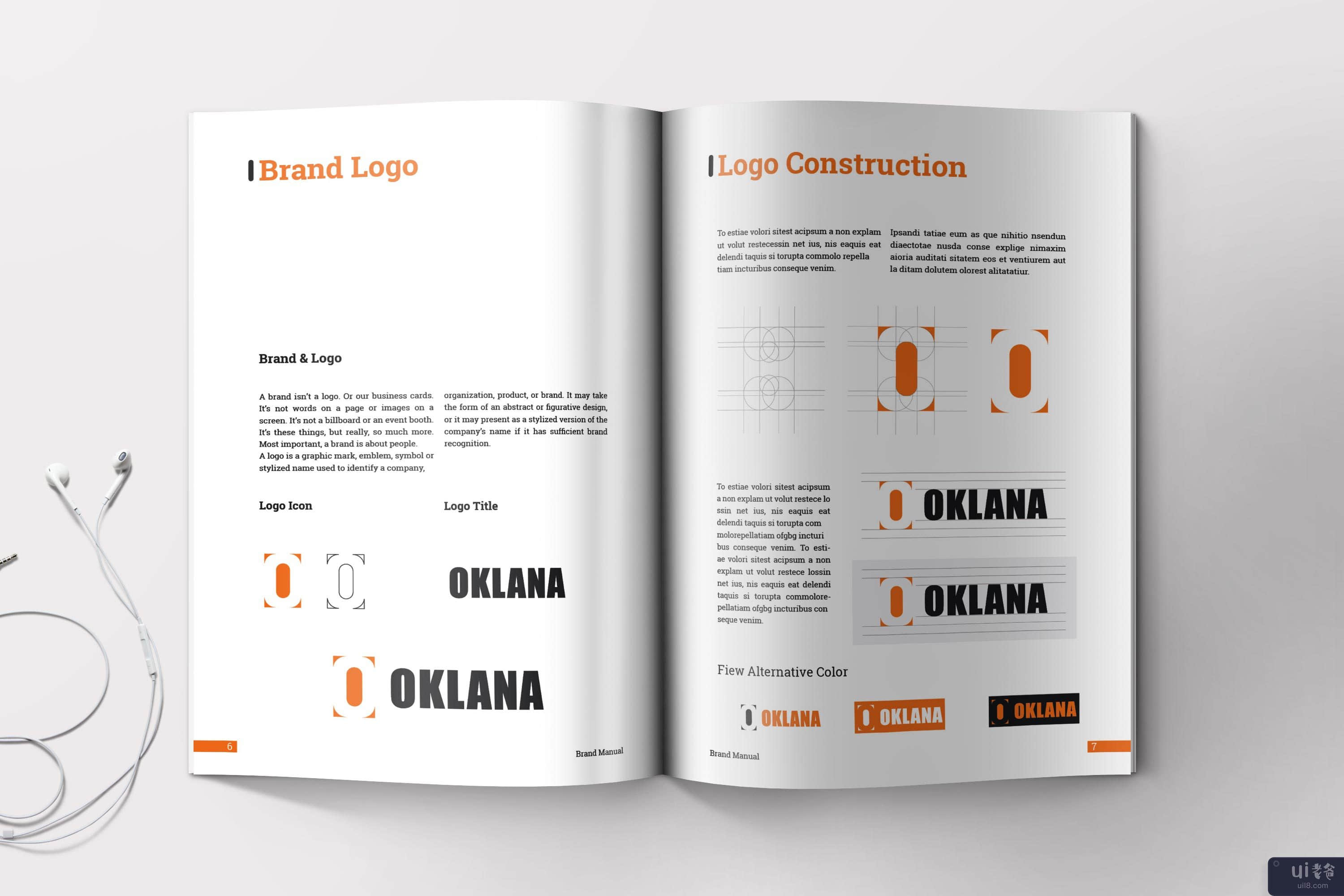 品牌手册指南 | InDesign 模板(Brand Manual Guideline | InDesign Template)插图7