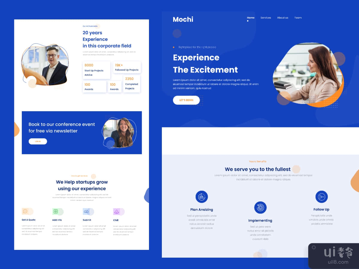 Mochi - 代理登陆页面(Mochi - Agency Landing Page)插图1