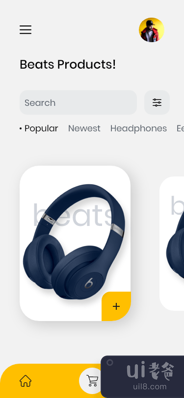 耳机电商轻应用(Headphones E-Commerce Light App)插图1
