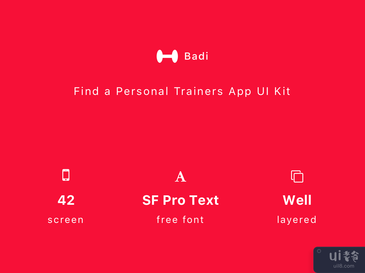 Badi - 寻找私人教练应用程序 UI 套件(Badi - Find a Personal Trainers App UI Kit)插图