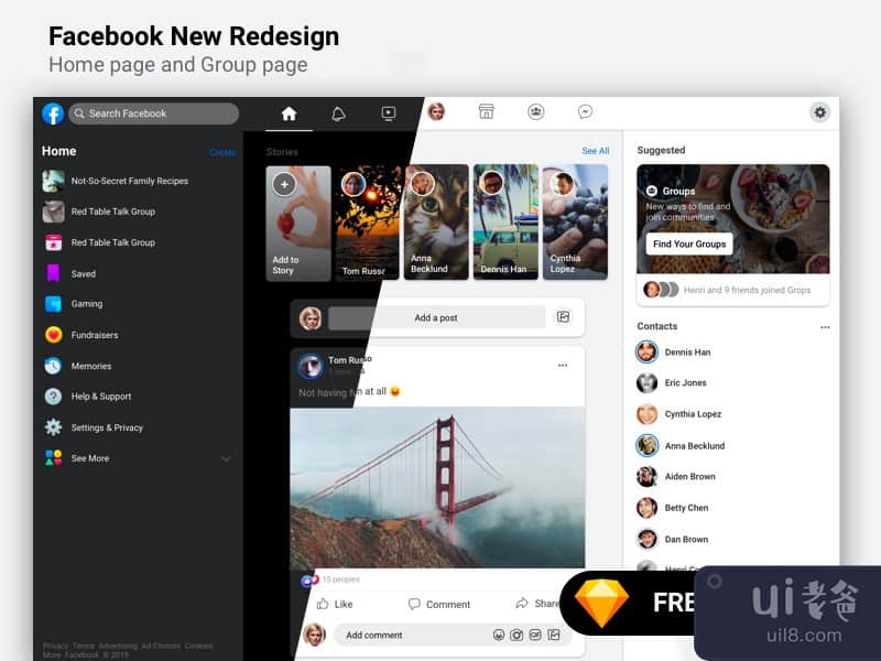 Facebook Redesign