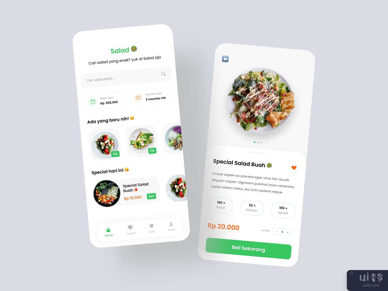 Salad App Figma 🥗