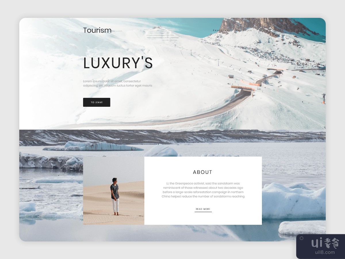 Travel Web Concept