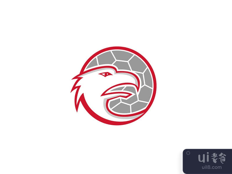 European Handball Eagle Mascot