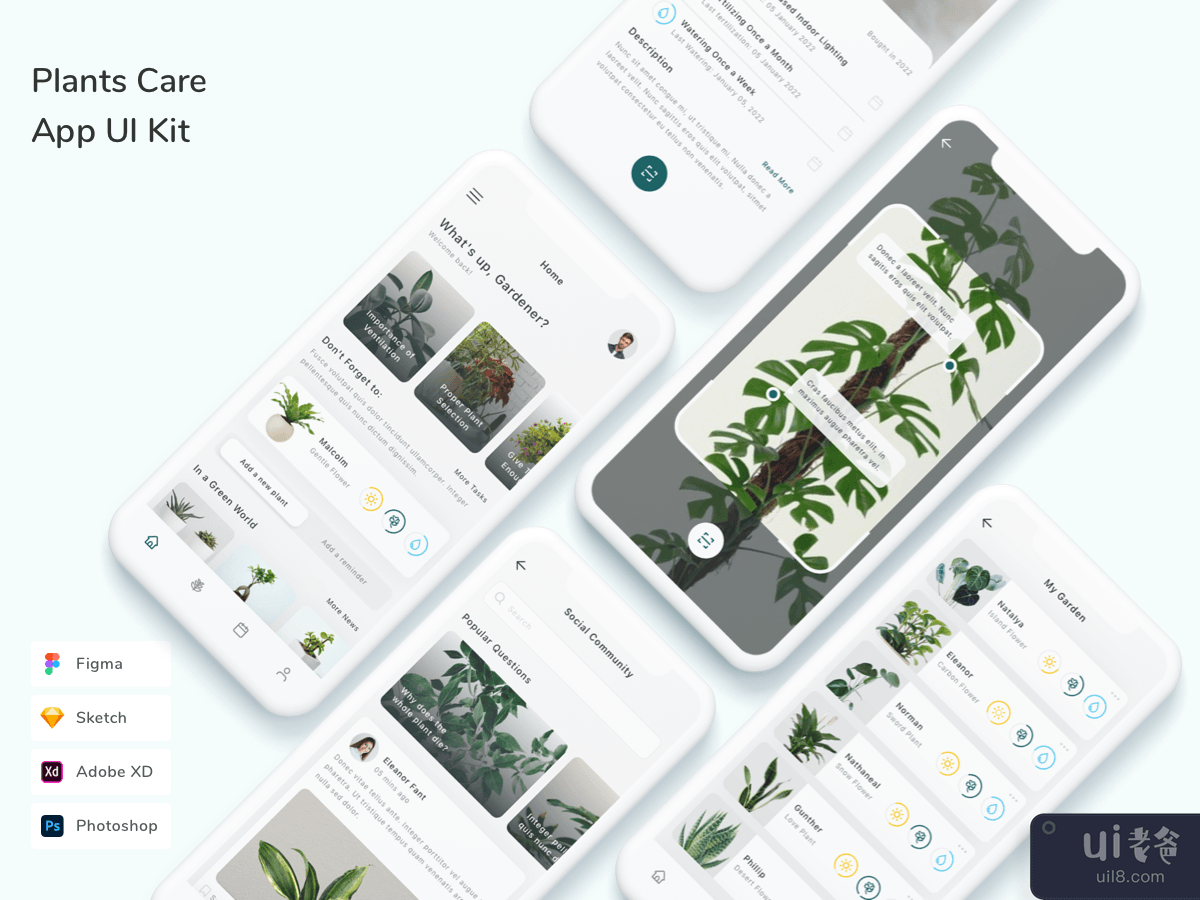 Plants Care App UI Kit
