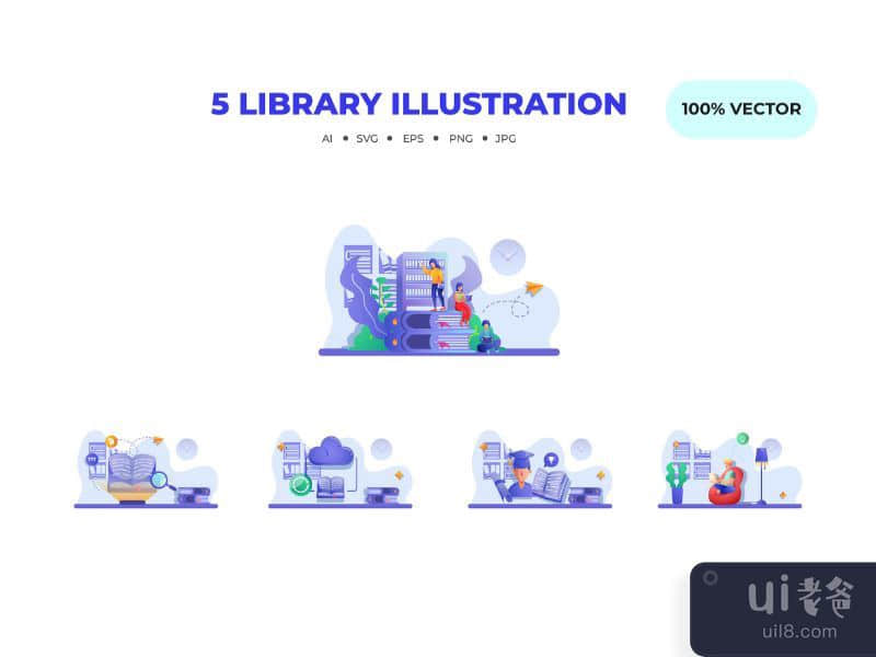 Library illustration