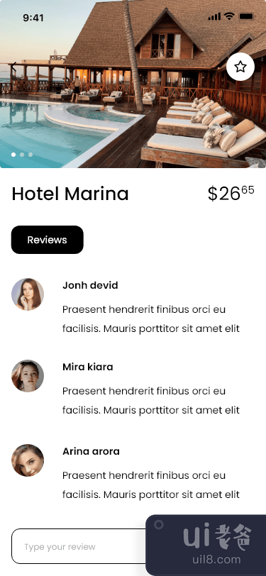 酒店预订应用概念(Hotel Booking App Concept)插图
