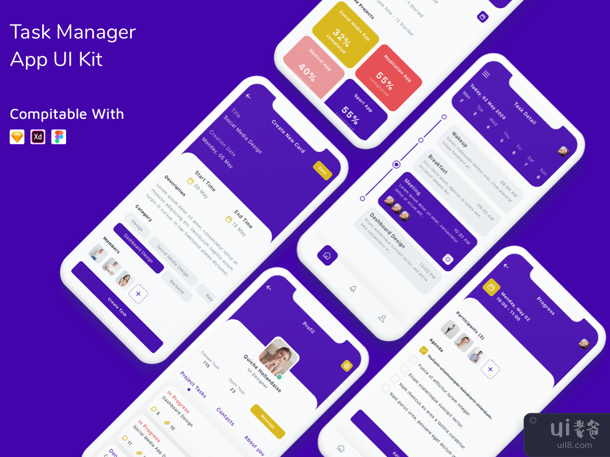 Task Manager App UI Kit