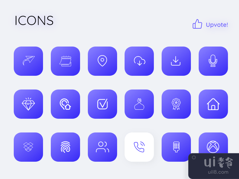 大纲图标(Outline Icons)插图