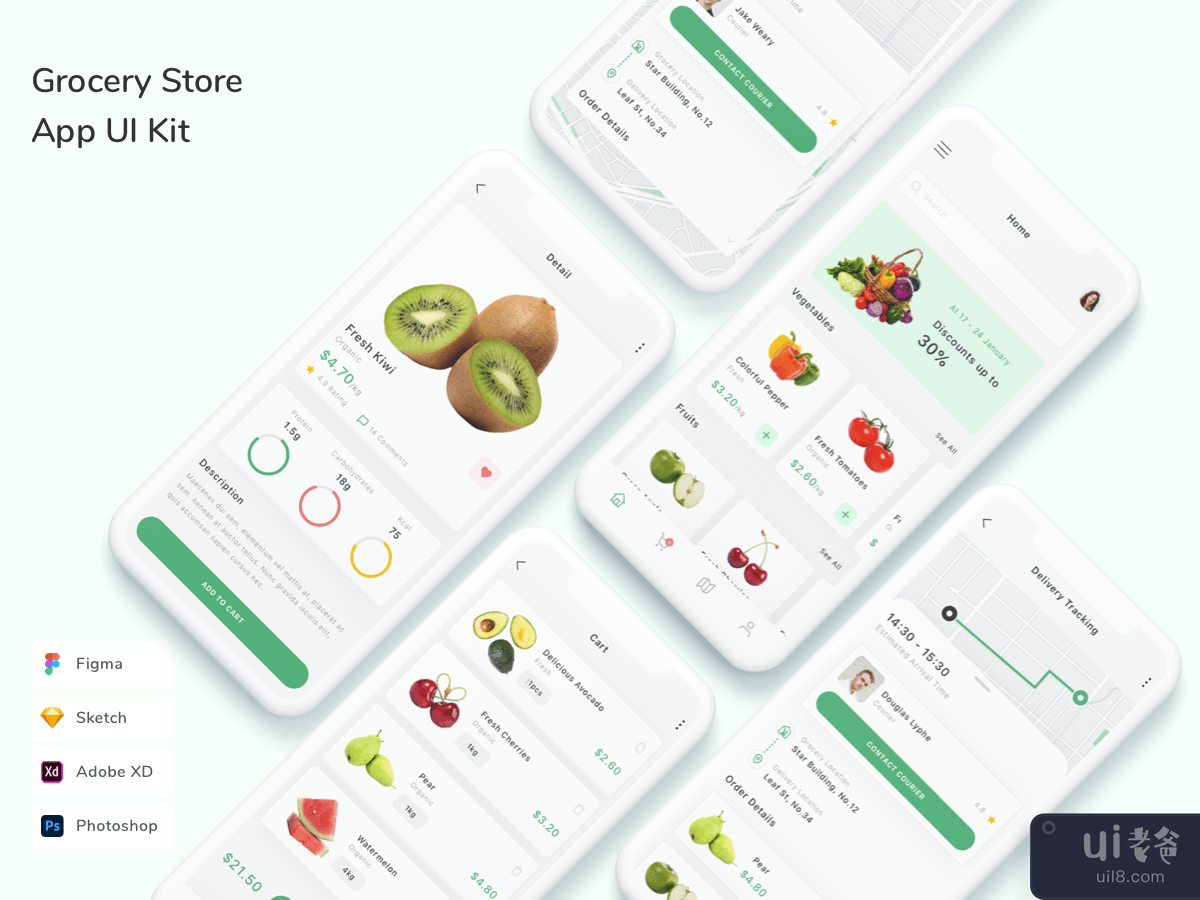 Grocery Store App UI Kit