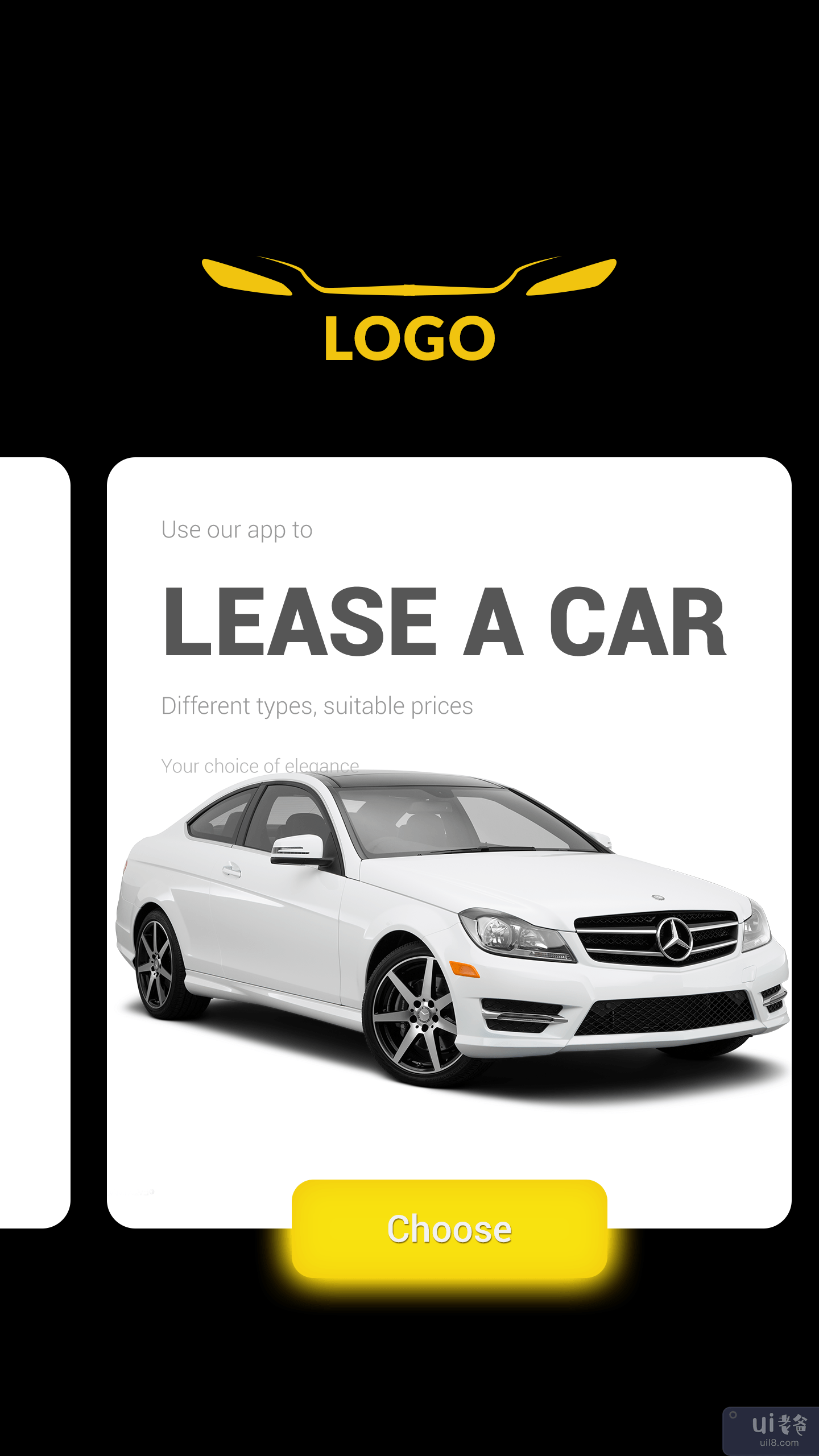 租车应用程序设计(Car Rental App Design)插图1