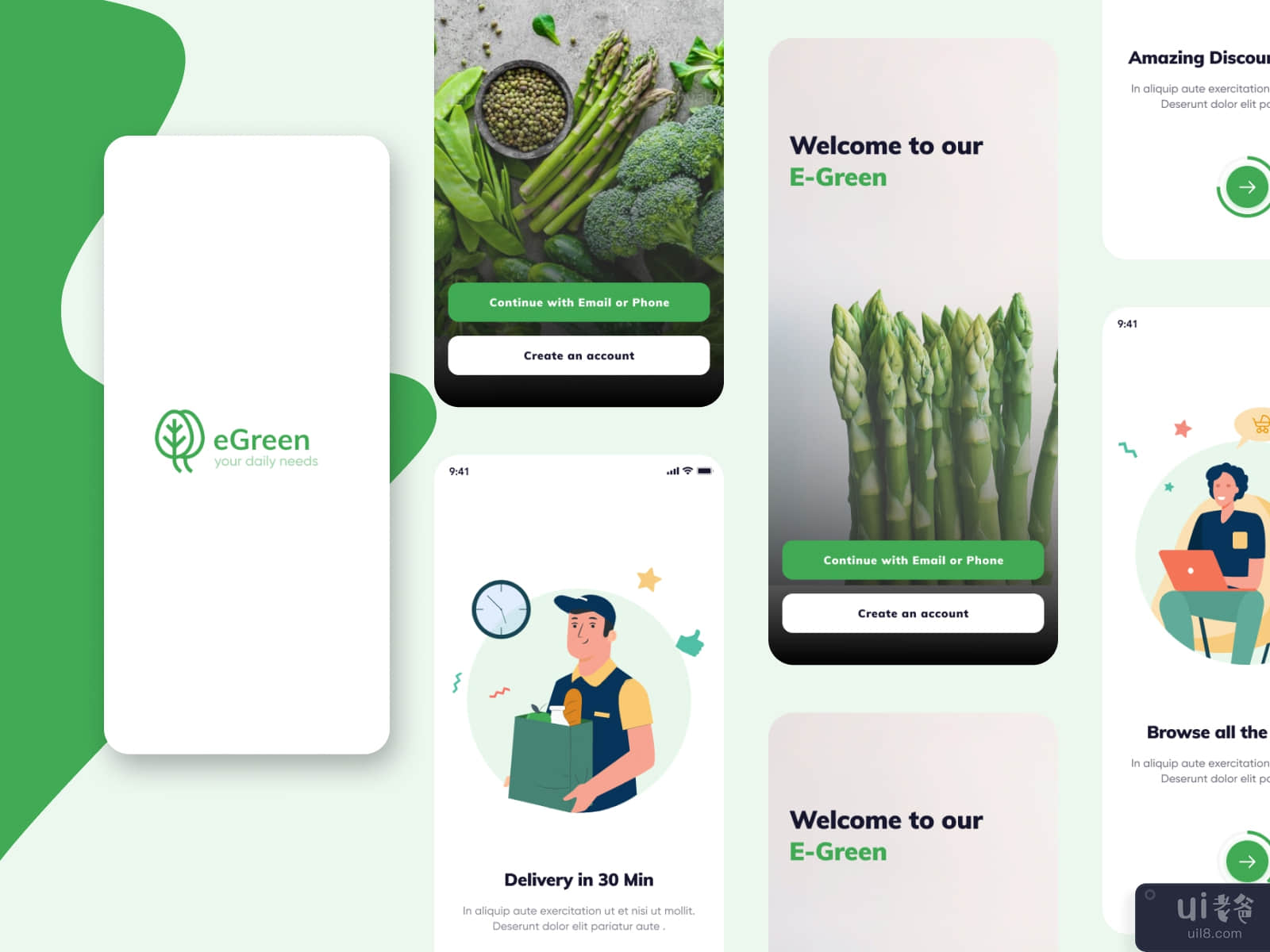 E-Green Ui Kit #1