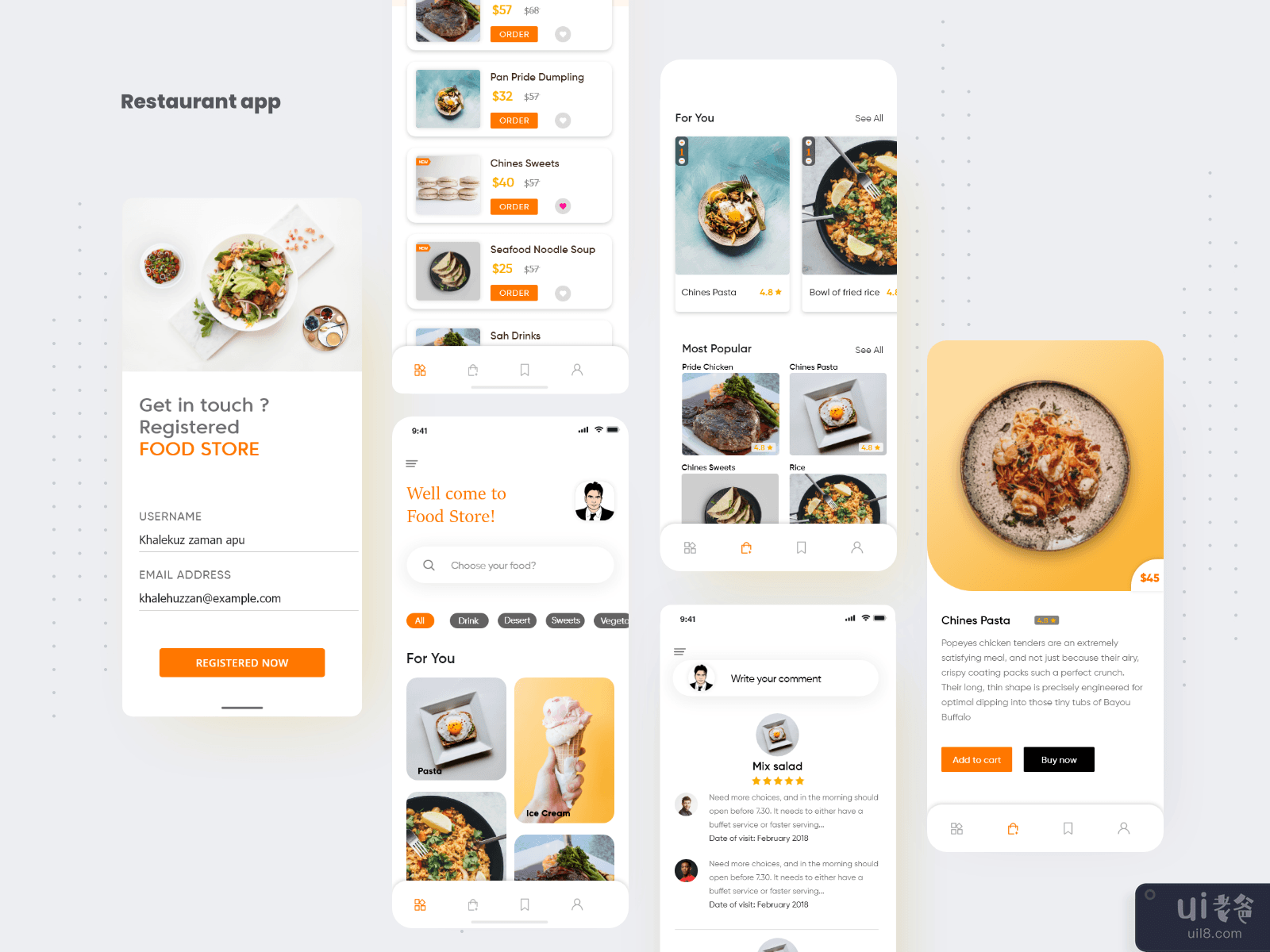 餐厅应用程序(Restaurant App)插图