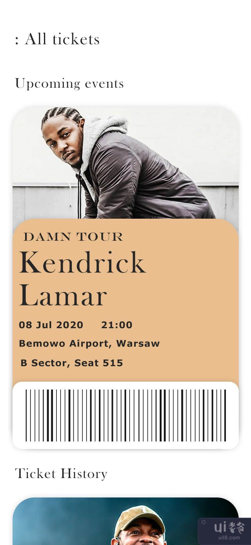 肯德里克·拉马尔用户界面(Kendrick Lamar UI)插图