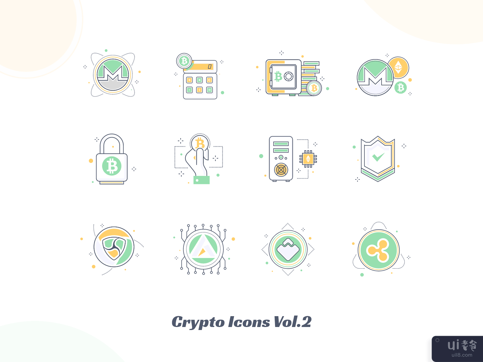 加密图标 Vol.2(Crypto Icons Vol.2)插图