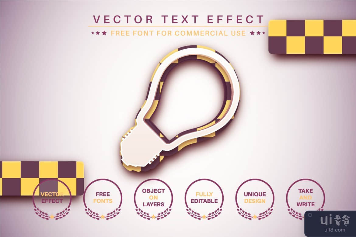 出租车 - 可编辑的文字效果，字体样式(Taxi -  Editable Text Effect, Font Style)插图