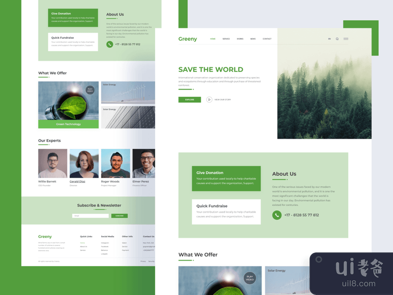Green Energy - Landing Page