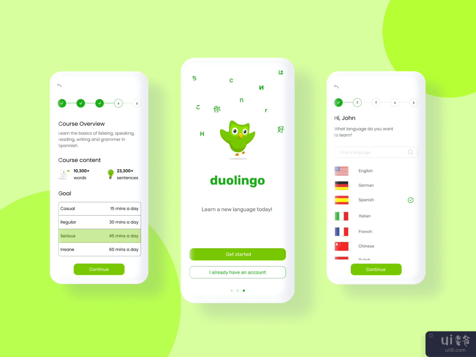 Duolingo redesign