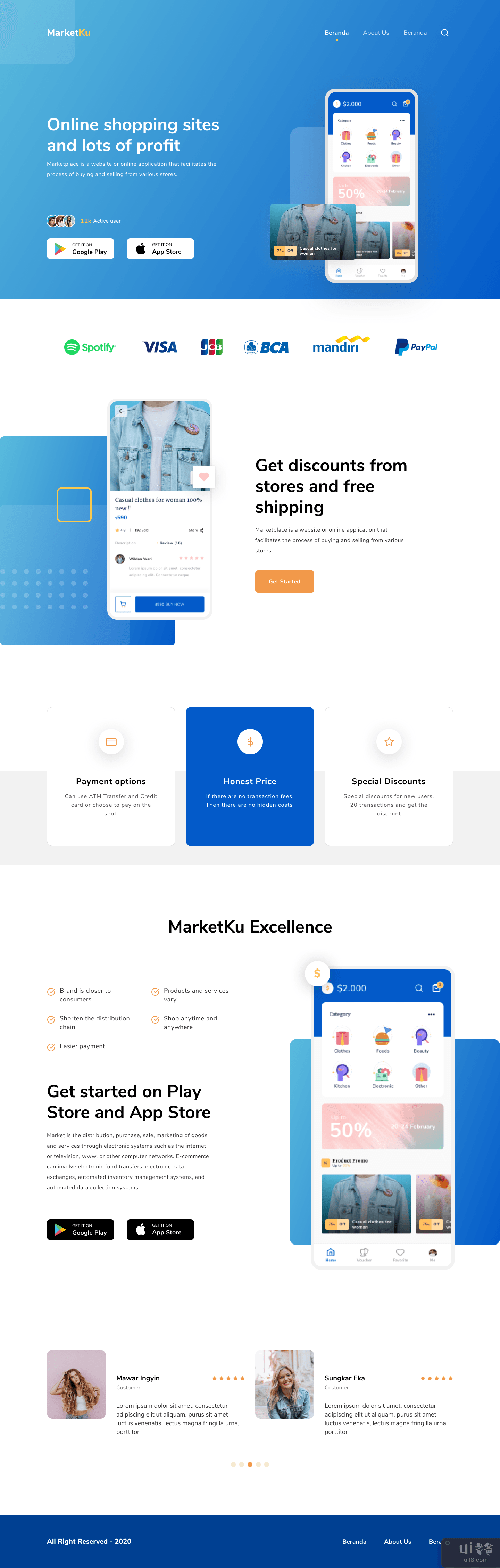 MarketKu登陆页面(MarketKu Landing Page)插图