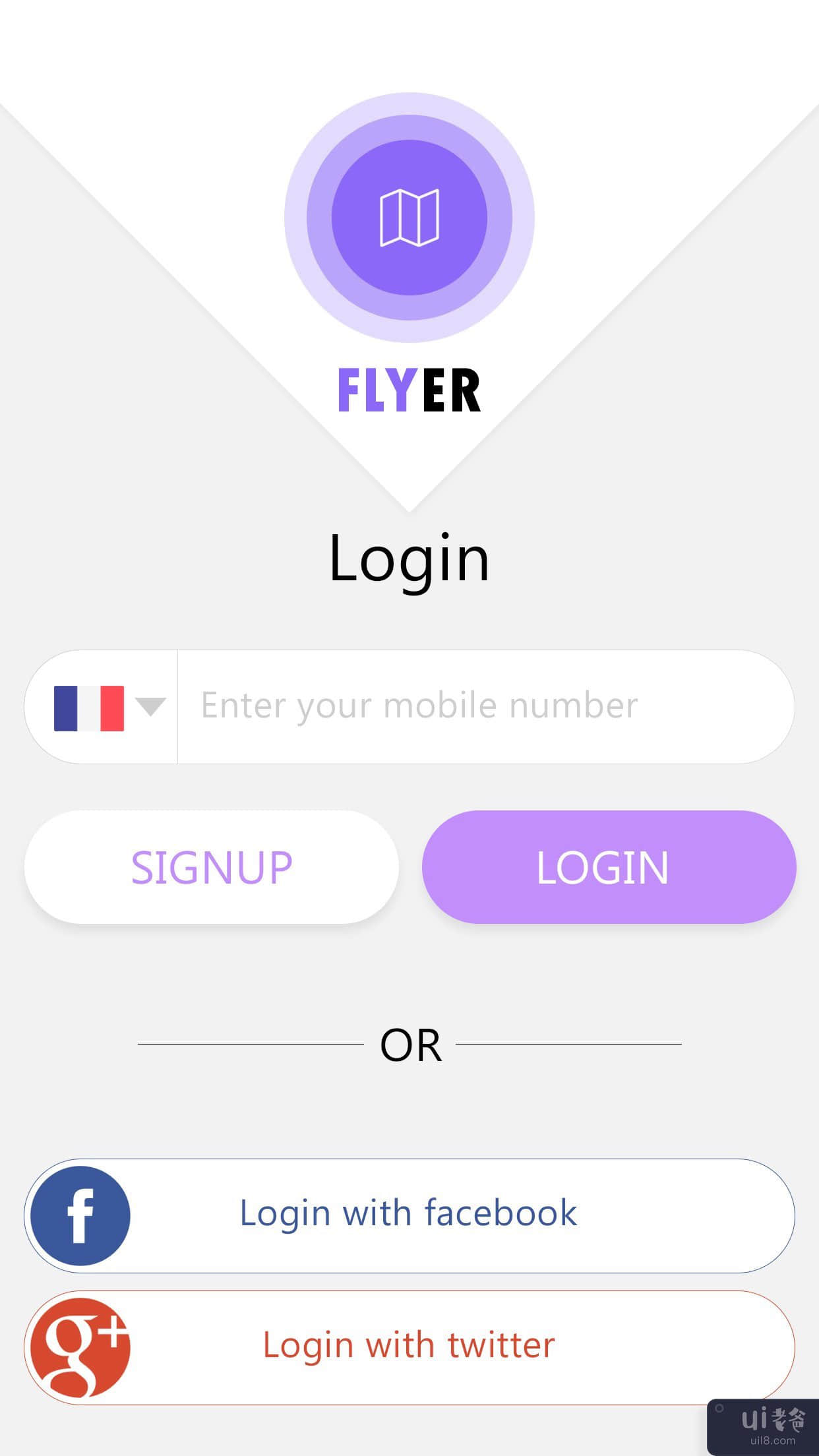 传单应用程序设计(Flyer App Design)插图2