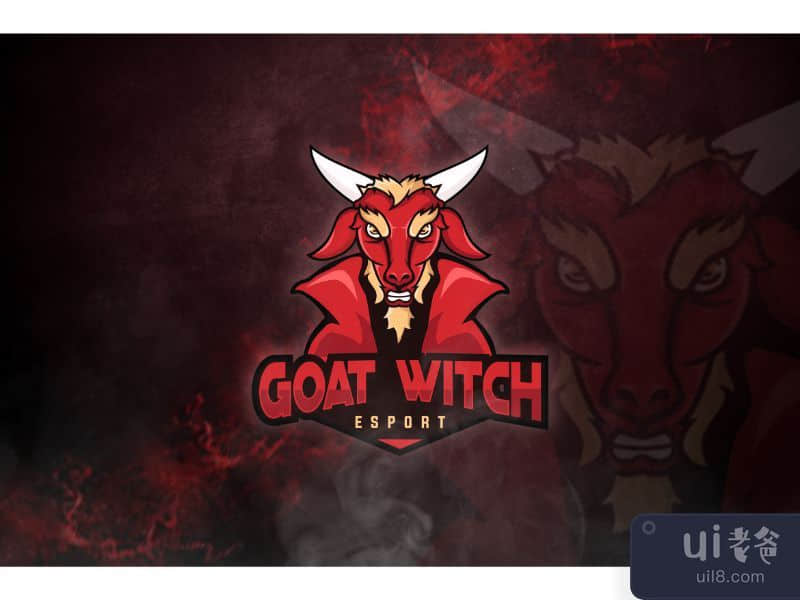 Esport Logo Goat Witch
