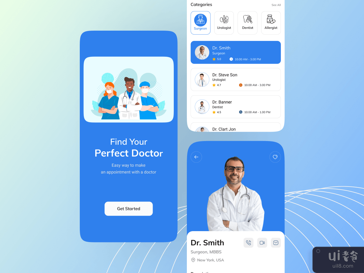 医生手机应用(Doctor Mobile App)插图1