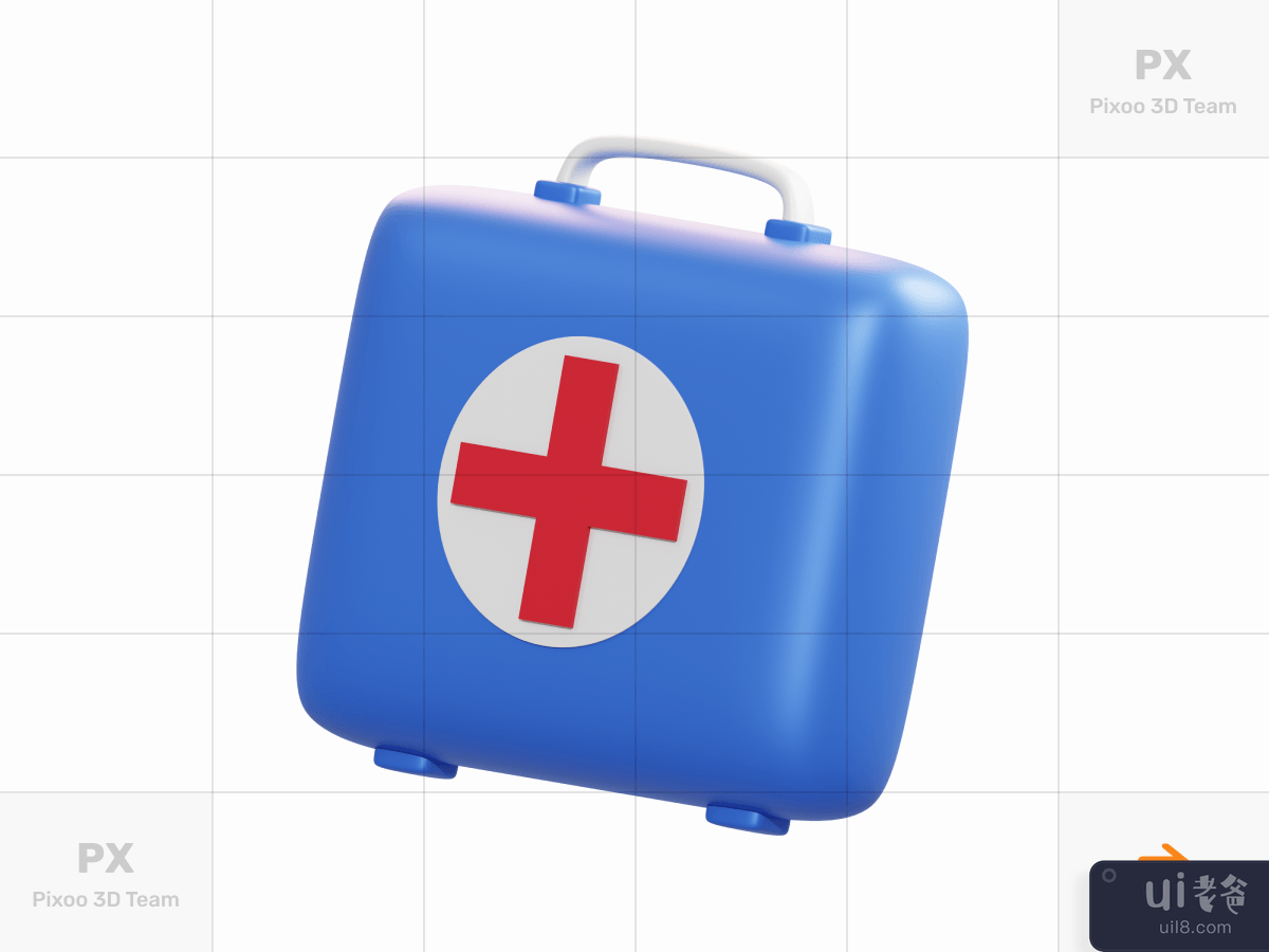 3D Medical Icons Pack - Medical Kit