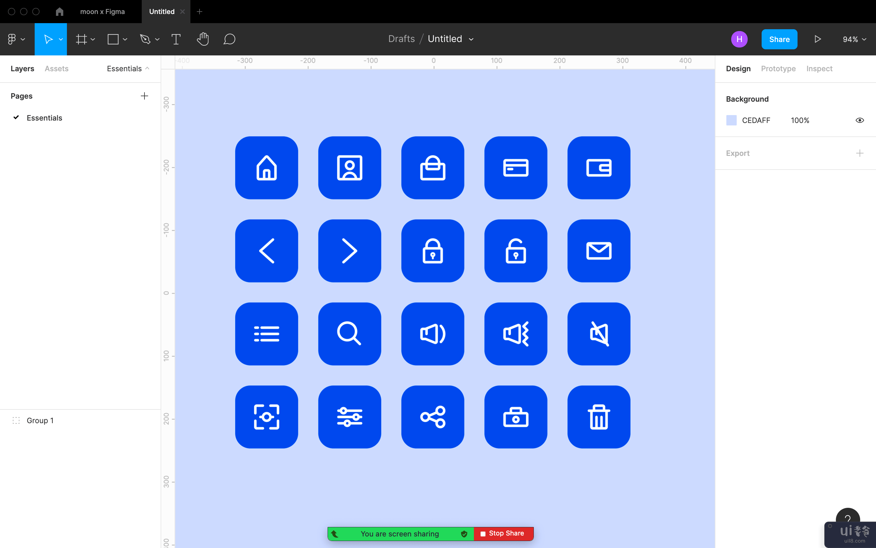 要点图标集(Essentials Icon Set)插图