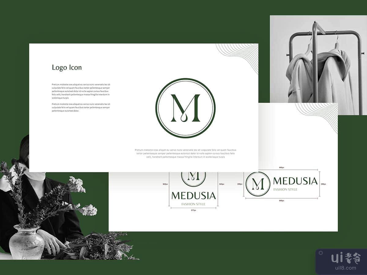 Medusia - 品牌识别指南演示模板(Medusia -  Brand Identity Guidelines Presentation Templates)插图