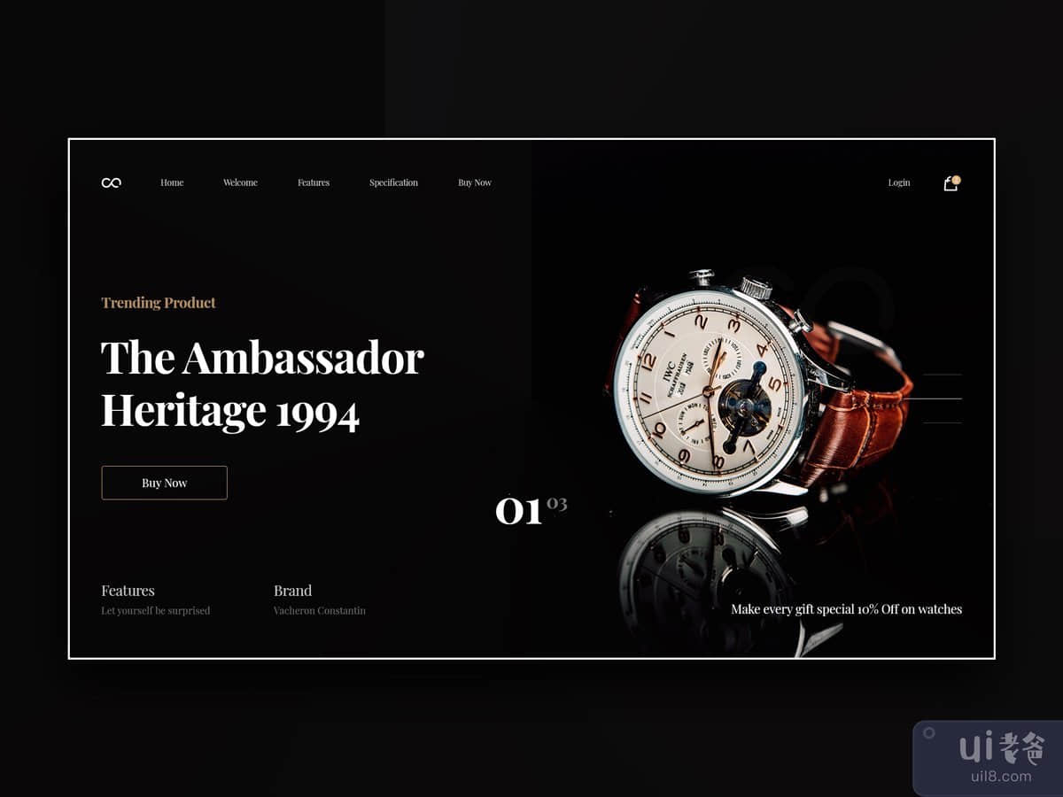 Watch - Landing Page Template
