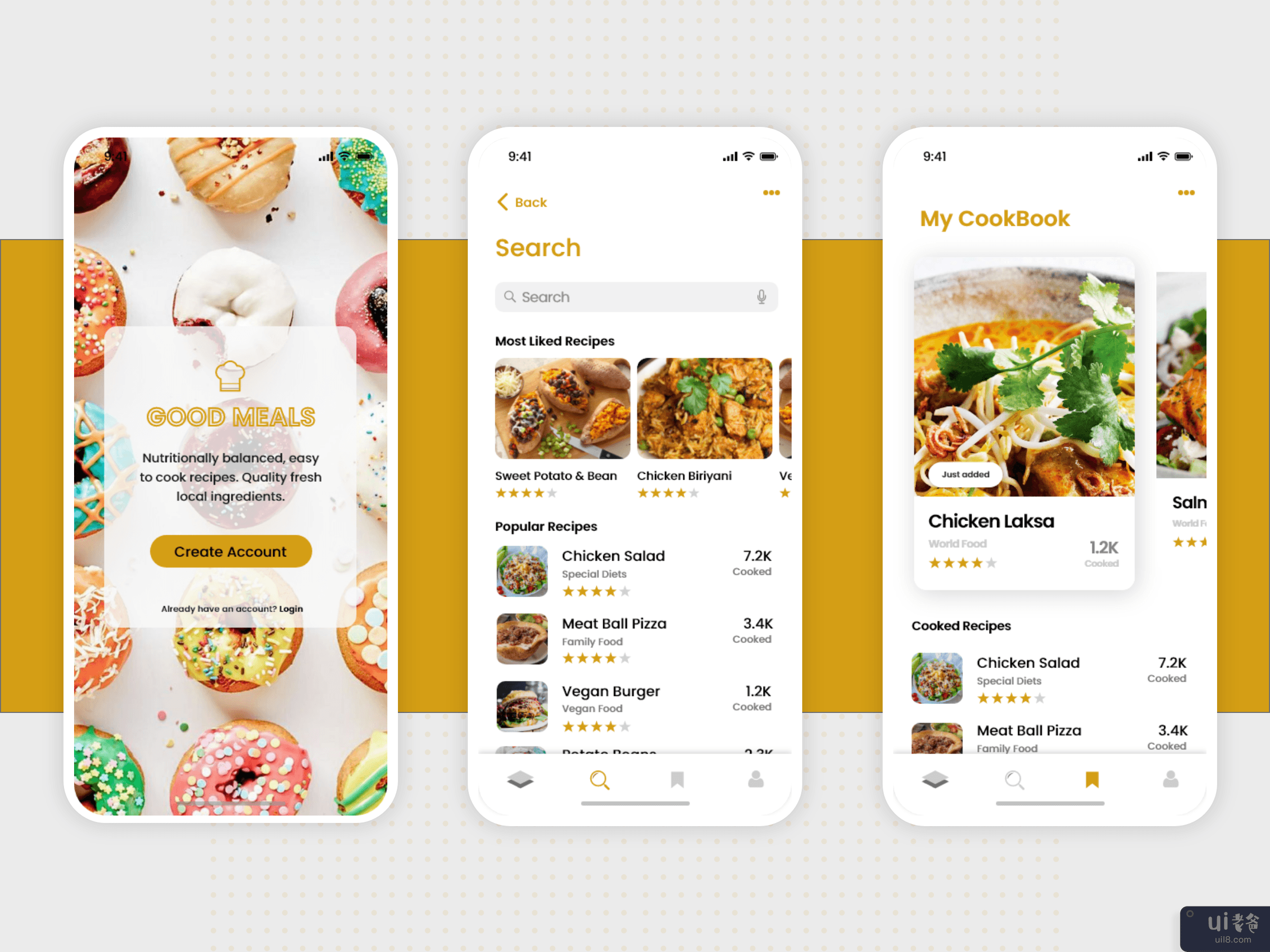 餐厅食谱应用程序(Restaurant Recipe App)插图5