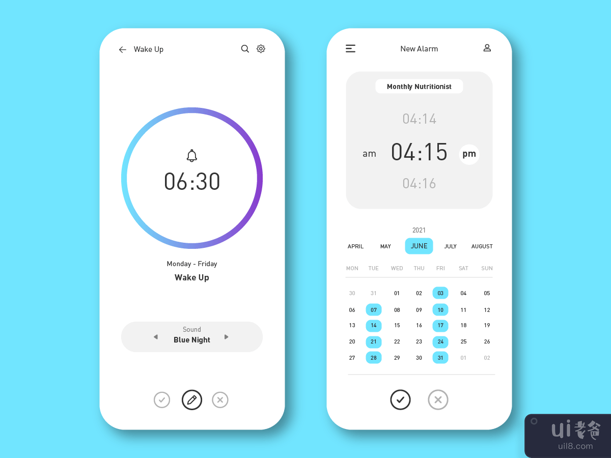 Alarm App Concept