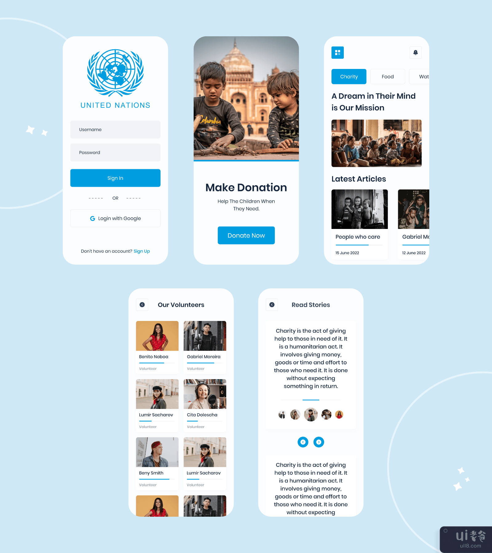 联合国应用程序设计(United Nations App Design)插图