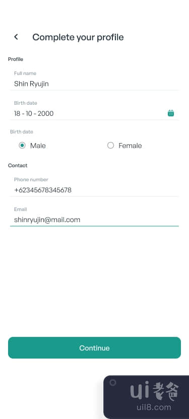 在线医疗移动应用程序（高级屏幕）(Online Medical Mobile App (Premium Screens))插图9