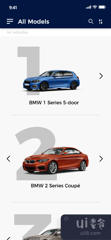 宝马 |车模手机应用(BMW | Car models mobile app)插图1