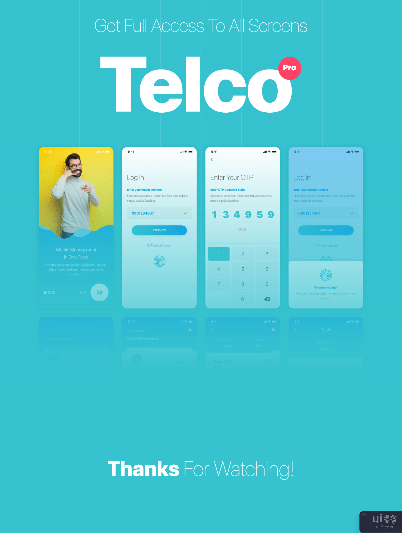 电信 - 帐户管理应用程序(Telco - Account Managing App)插图
