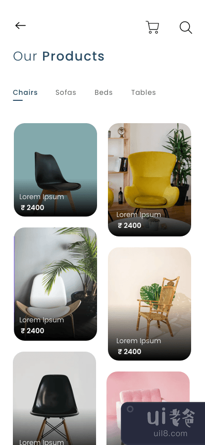 家具电商App(Furniture e commerce App)插图2