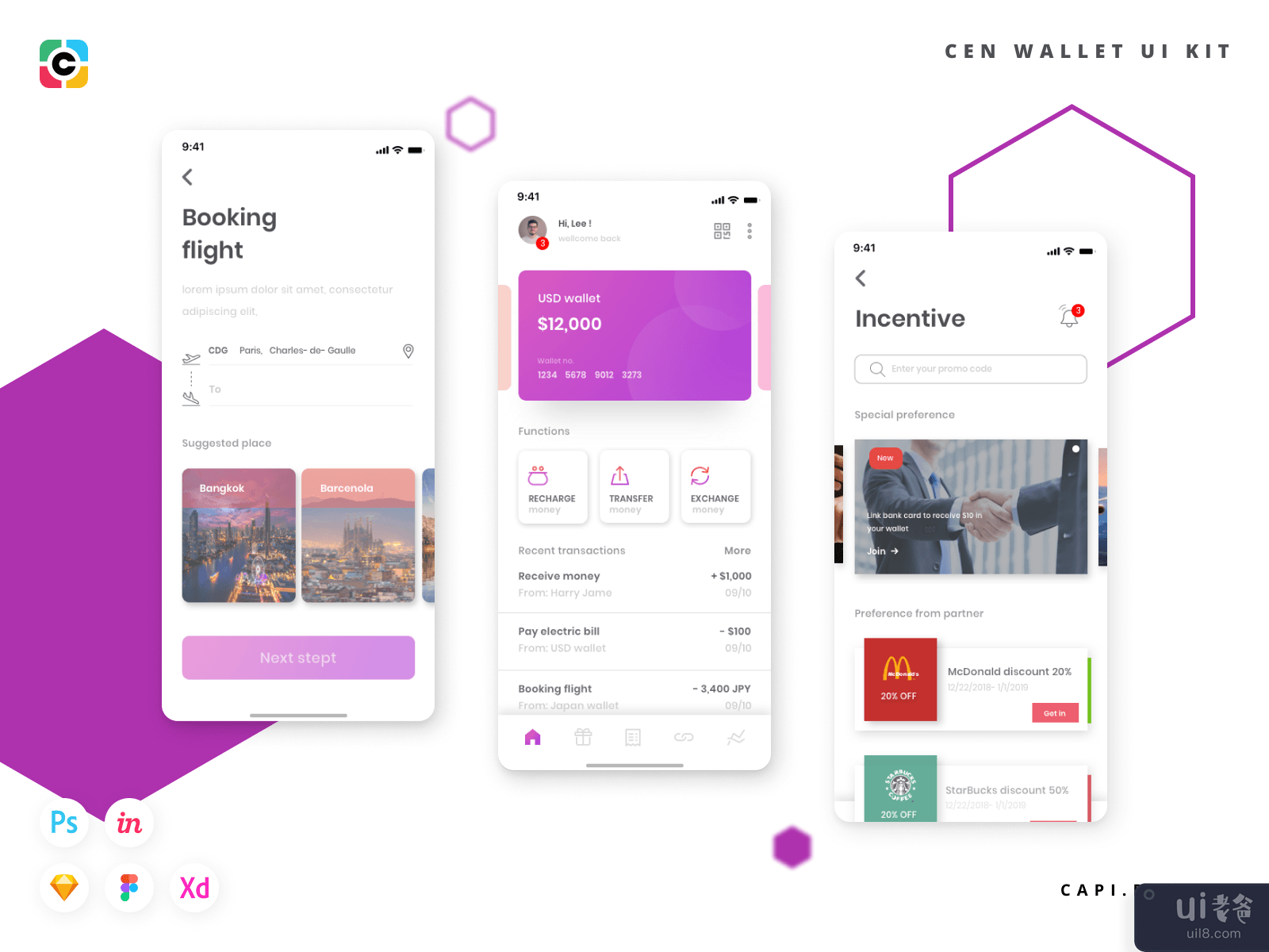 Cen Wallet UI Kit #3