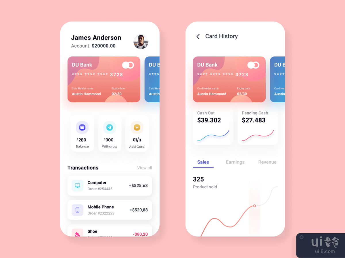 Banking App Ui design
