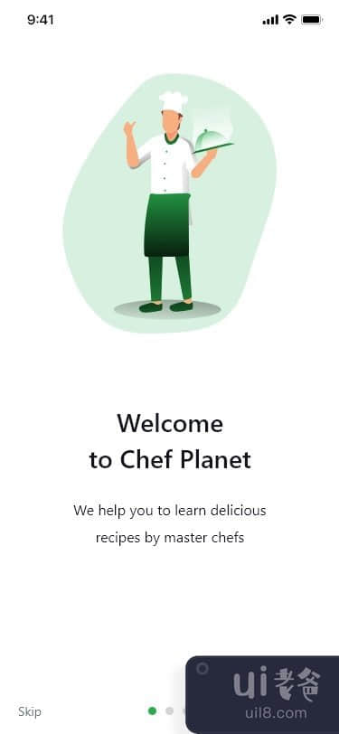 食物食谱应用程序 UI 套件(Food Recipe App UI Kit)插图3