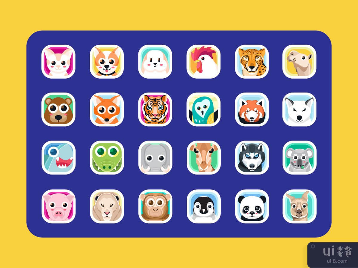 Animal app icons
