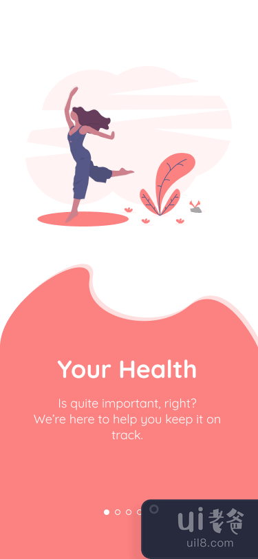 健康跟踪入职概念(Health Tracking Onboarding Concept)插图